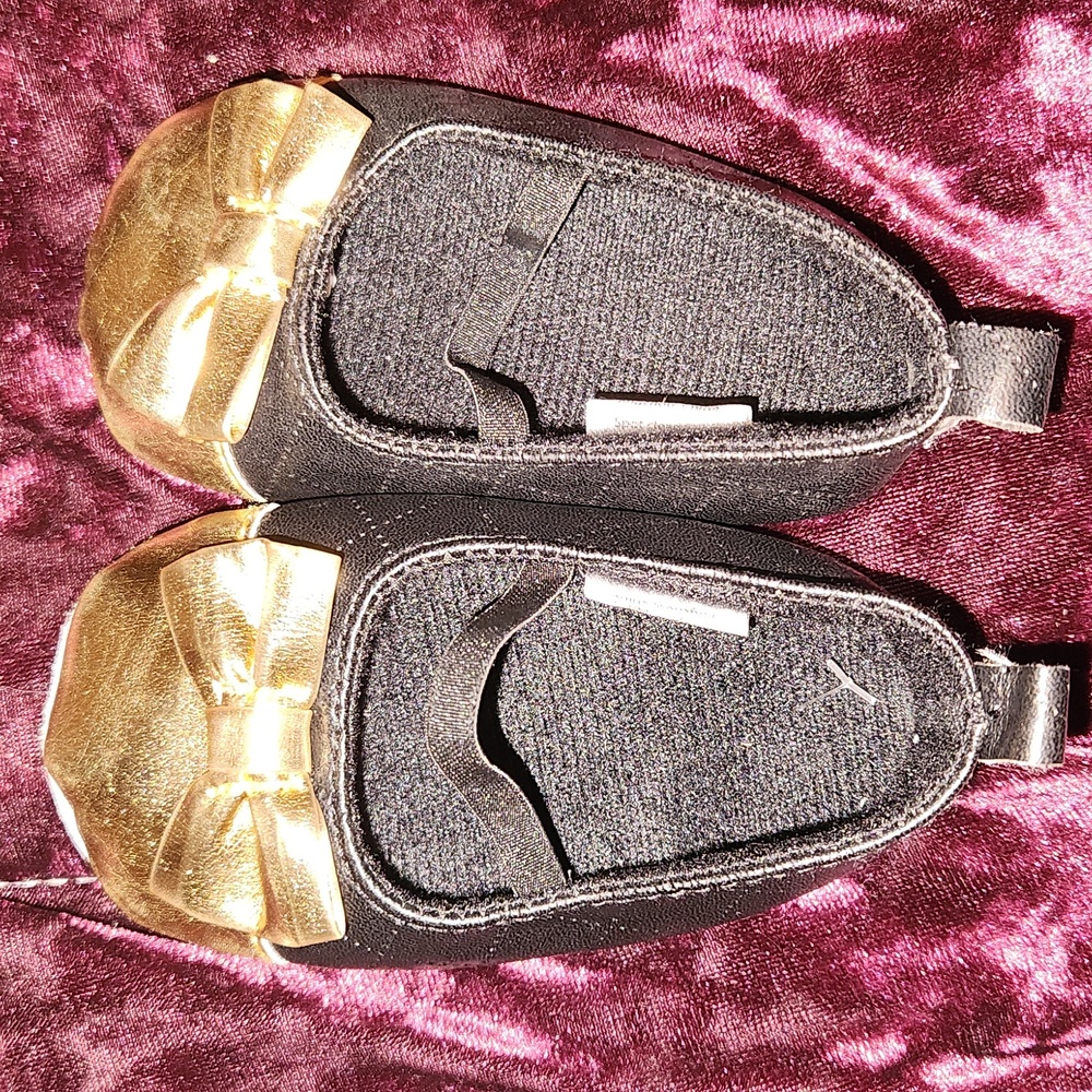 baby gold shoes 6-12 months